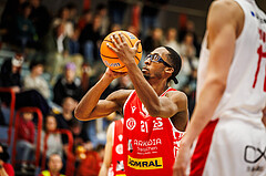 Basketball, win2day Basketball Superliga 2024/25, Grunddurchgang 17.Runde, SKN St. Pölten, Traiskirchen Lions, Nelson Haskin (21)