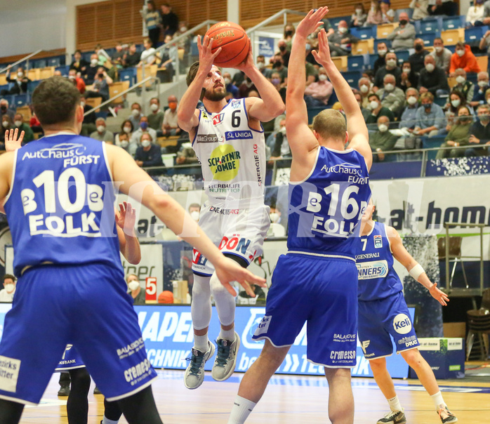 Basketball Superliga 2021/22, 7.Plazierungsrunde Gmunden Swans vs. Oberwart Gunners


