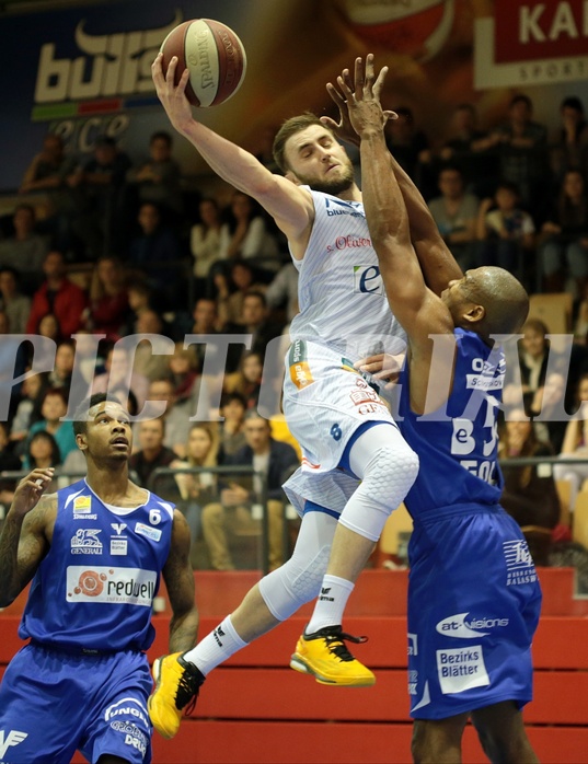 Basketball ABL 2015/16 Grunddurchgang 18.Runde Kapfenberg Bulls vs Oberwart Gunners