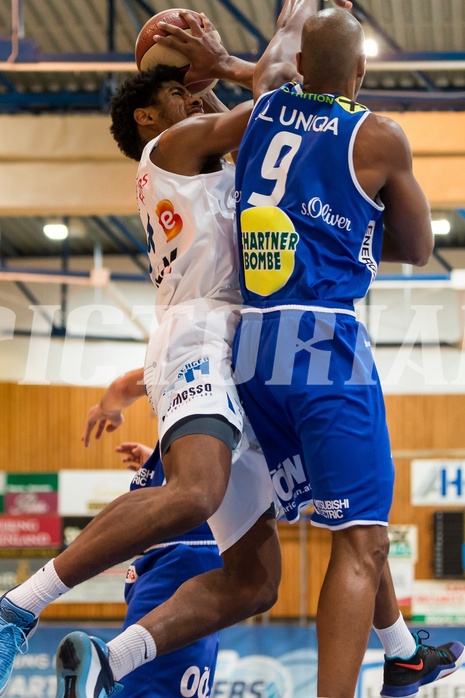 Basketball, ABL 2017/18, Grunddurchgang 13.Runde, Oberwart Gunners, Gmunden Swans, Gregg Denzel (9)