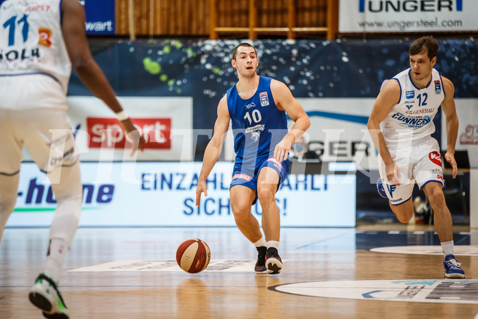 Basketball, bet-at-home Basketball Superliga 2020/21, Grunddurchgang 11. Runde, Oberwart Gunners, Vienna DC Timberwolves, Jakob Szkutta (10)