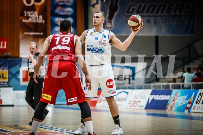 Basketball, ABL 2018/19, Playoff VF Spiel 2, Oberwart Gunners, BC Vienna, Renato Poljak (16)