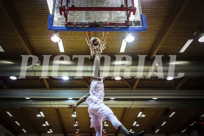 Basketball, ABL 2018/19, All Star Day 2019, Team Austria, Team International, Christopher Tawiah (50)