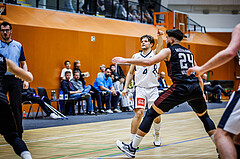 Basketball, Basketball Zweite Liga 2024/25, Grunddurchgang 6.Runde, Vienna Timberwolves, Mistelbach Mustangs, Felix Angerbauer (4)