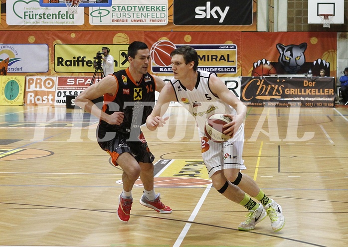 Basketball ABL 2015/16 Grunddurchgang 32.Runde  Fürstenfeld Panthers vs Güssing Knights