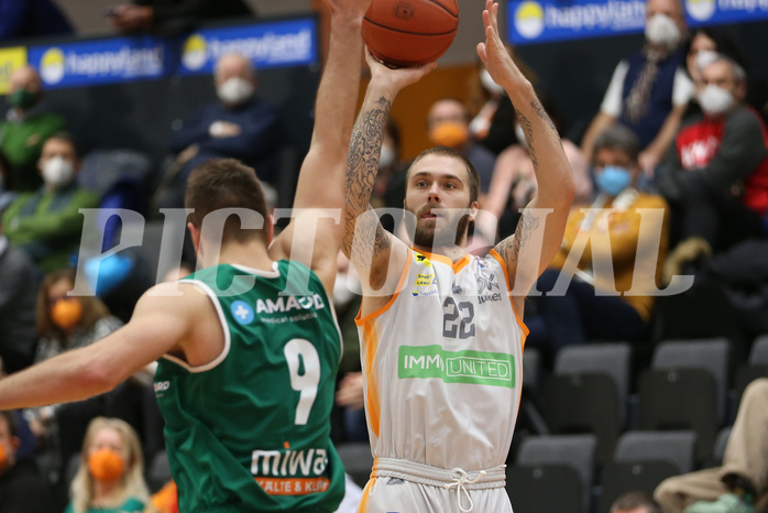 Basketball Superliga 2021/22, Grunddurchgang 10.Runde Klosterneuburg Dukes vs. Kapfenberg Bulls


