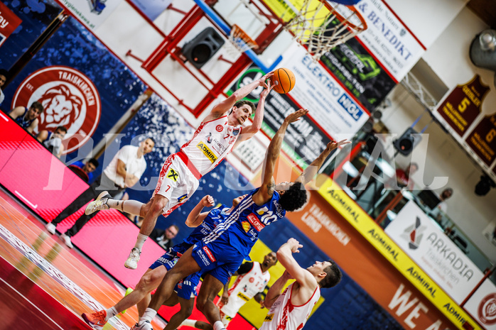 Basketball, Win2Day Superliga 2024/25, Playoffs, Halbfinale Spiel 2, Traiskirchen Lions, Oberwart Gunners, Benedikt Güttl (7)