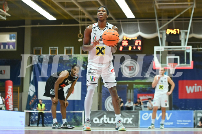Basketball, Superliga 2024/25, Grunddurchgang 4.Runde, Flyers Wels vs. Kapfenberg,
