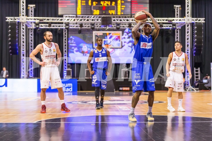 Basketball, ABL 2016/17, Grunddurchgang 18.Runde, BC Vienna, Oberwart Gunners, Derek Jackson Jr. (6)