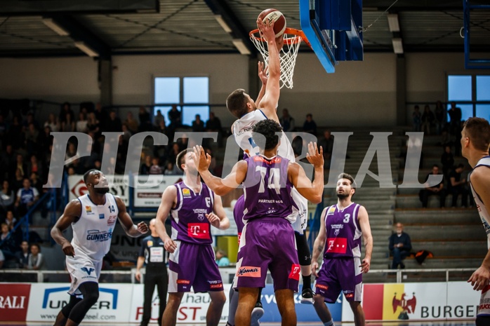 Basketball, ABL 2018/19, Grunddurchgang 33.Runde, Oberwart Gunners, Timberwolves, Andrius Mikutis (5)