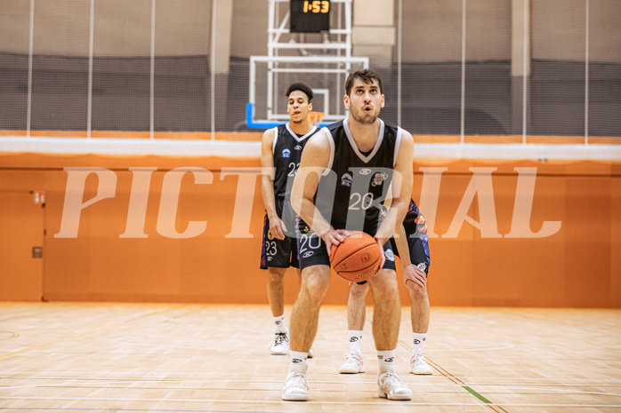 Basketball, Basketball Zweite Liga 2022/23, Grunddurchgang 12.Runde, Basket Flames, Vienna United, Marko Soldo (20)