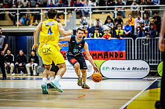 Basketball, Win2Day Superliga 2023/24, Grunddurchgang 6.Runde, SKN St. Pölten, Vienna Timberwolves, Jonas John (99)