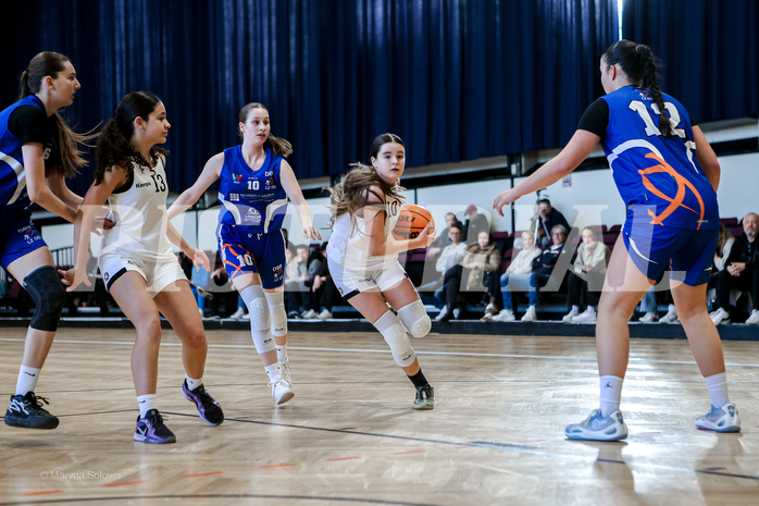 02.03.2025 Österreichischer Basketballverband 2024/25, SLWU16 Basket Flames UNION vs. DBB  Basketgirls Wels