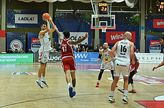 Basketball, Superliga 2024/25, Grunddurchgang 5.Runde, Flyers Wels vs. BC Vienna,
