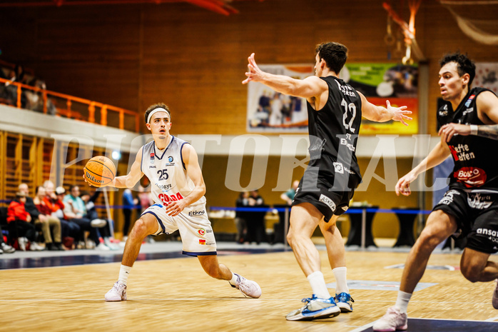 Basketball, win2day Basketball Superliga 2024/25, Qualifikationsrunde 4
, BBC Nord Dragonz, Kapfenberg Bulls, Lukas Hahn (25)