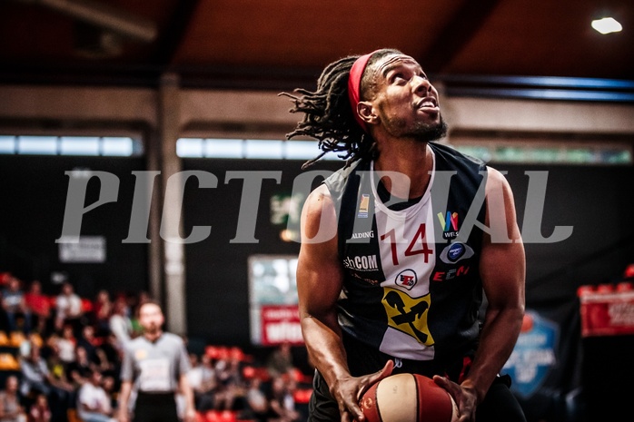 Basketball, ABL 2017/18, Playoff VF Spiel 2, BC Vienna, WBC Wels, Carlos Novas Mateo (14)
