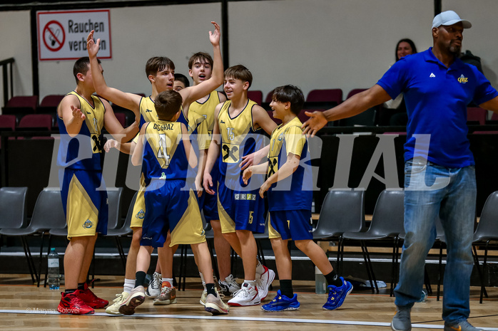 18.01.2025 Österreichischer Basketballverband 2024/25, SLMU14, Vienna United vs. Ubsc Juniors The Castle Gate
