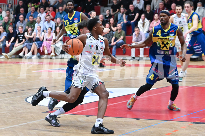 Basketball, Superliga 2024/25, 9. Plazierungsrunde, Flyers Wels vs. UBSC Graz,