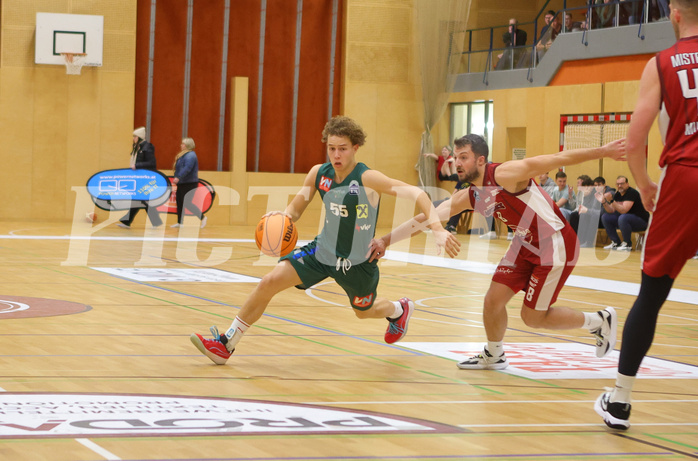 Basketball Zweite Liga 2023/24, Grunddurchgang 16.Runde Mistelbach Mustangs vs. Dornbirn Lions


