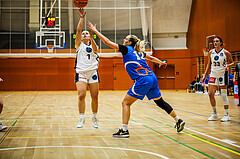 Basketball, Win2Day Basketball Damen Superliga 2023/24, Grunddurchgang 2.Runde, Vienna Timberwolves, DBB LZ OÖ, Elisa Khamis (1)