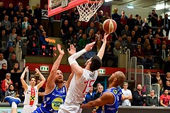 Basketball ABL 2017/18, Grunddurchgang 23.Runde Flyers Wels vs. Gmunden Swans