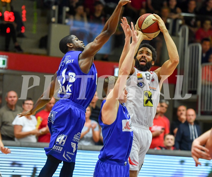 Basketball ABL 2016/17 Halbfinale Spiel 4 WBC Wels vs Gunners Oberwart