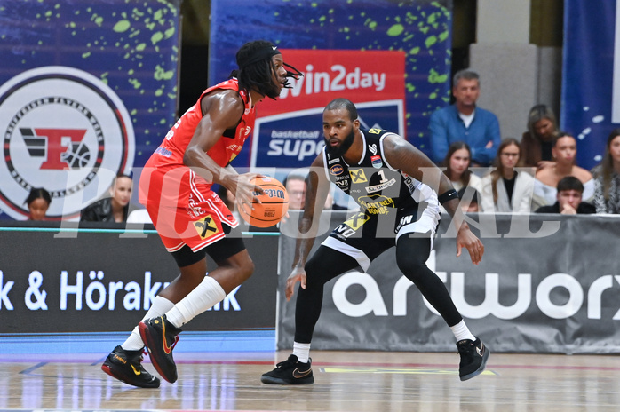 Basketball, Superliga 2024/25, Grunddurchgang 7.Runde, Flyers Wels vs. Gmunden,
