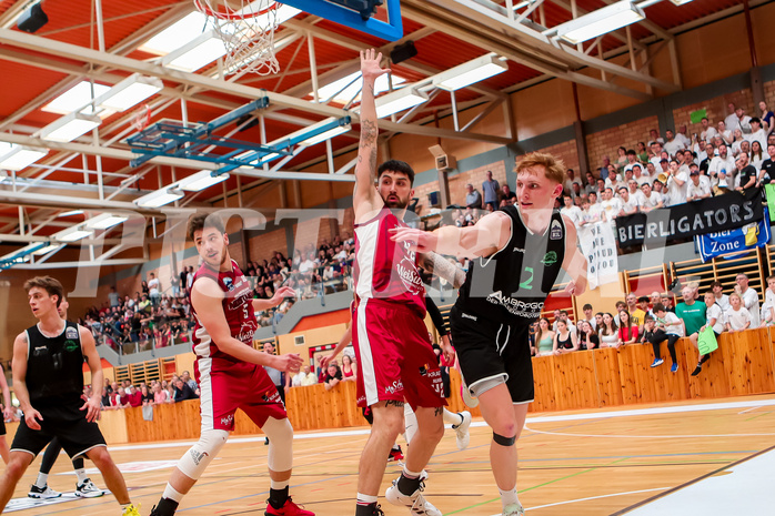 Basketball Zweite Liga 2023/24, Playoff, Finale Spiel 3 Mistelbach Mustangs vs. Union Deutsch Wagram


