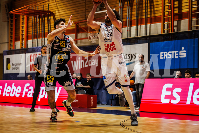 Basketball, win2day Basketball Superliga 2024/25, Grunddurchgang Runde 18, BBC Nord Dragonz, Gmunden Swans, Sead Hadzifejzovic (32)