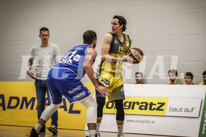 Basketball, ABL 2018/19, Grunddurchgang 36.Runde, UBSC Graz, Oberwart Gunners, Fabian Richter (15)