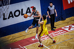 Basketball, Basketball Zweite Liga 2024/25, Grunddurchgang 19.Runde, Traiskirchen Lions NexGen, Wörthersee Piraten, Elvis Keric (9)