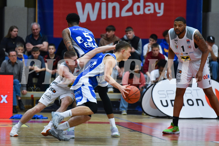 Win2Day Basketball Superliga 2022/23, 9. Plazierungsrunde, Flyers Wels, Oberwart Gunners,
