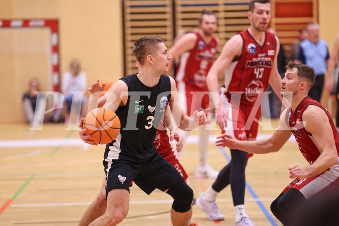 Basketball Zweite Liga 2024/25, Grunddurchgang 21.Runde Mistelbach Mustangs vs. Raiders Tirol
