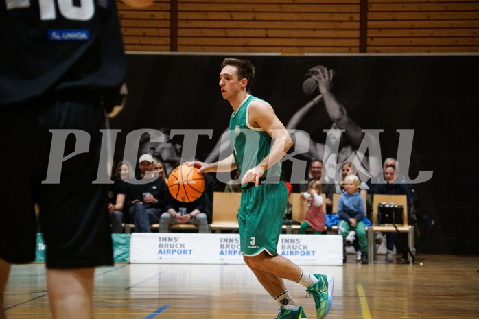 Basketball Zweite Liga 2023/24, Grunddurchgang 7.Runde Tirol Raiders vs KOS Celovec
