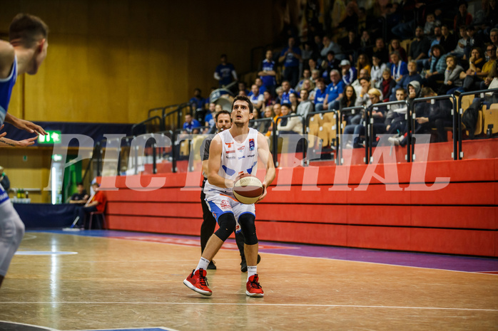 Basketball, Admiral Basketball Superliga 2019/20, Grunddurchgang 10.Runde, Kapfenberg Bulls, Oberwart Gunners, Bogic Vujosevic (5) Basketball, Admiral Basketball Superliga 2019/20, Grunddurchgang 10.Runde, Kapfenberg Bulls, Oberwart Gunners, Bogic Vujosevic (5)