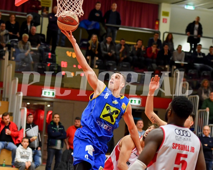 Basketball ABL 2018/19 Grunddurchgang 14. Runde Flyers Wels vs UBSC Graz