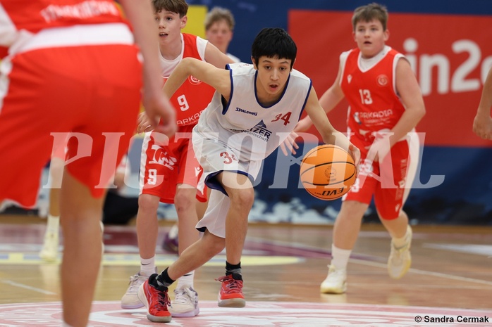 Basketball Superliga 2024/25, SLMU14 Traiskirchen Lions Academy vs. ATSE Graz


