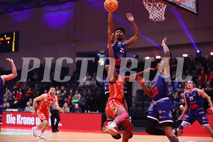 18.01.2025, Graz, Raiffeisen Sportpark, Basketball Austria Cup 2025, Final Four, Semifinale, Flyer Wels vs BBC Nord,  