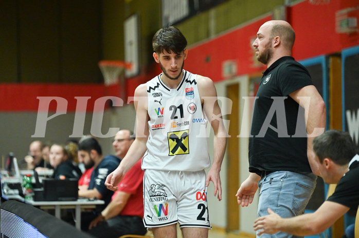 Basketball, Superliga 2023/24, Grunddurchgang 15. Runde, Flyers Wels vs. Fürstenfeld Panthers,

