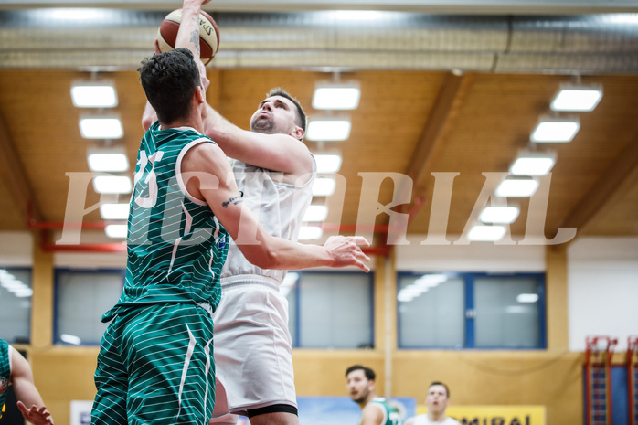 Basketball, Basketball Zweite Liga, Grunddurchgang 22.Runde, Basket Flames, KOS Celovec, Justin Vallejo (25)