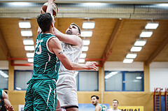 Basketball, Basketball Zweite Liga, Grunddurchgang 22.Runde, Basket Flames, KOS Celovec, Justin Vallejo (25)