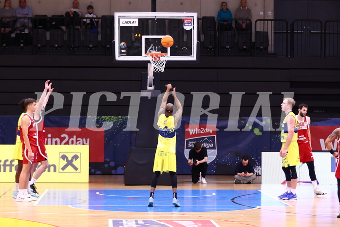 31.01.2025, Graz, Raiffeisen Sportpark Graz, Basketball Superliga 2024/25, Grunddurchgang, Runde 19, UBSC Graz - BC Vienna