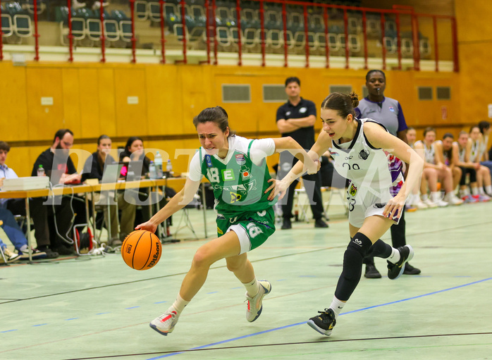 Basketball Damen Superliga 2023/24, Grunddurchgang 13.Runde Vienna United vs. UBI Graz