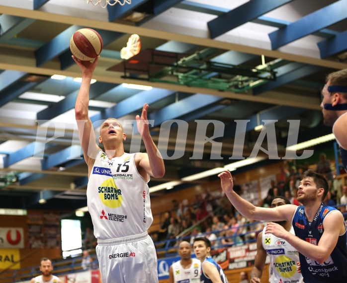 Basketball ABL 2017/18, Grunddurchgang 35.Runde Gmunden Swans vs. Kapfenberg Bulls