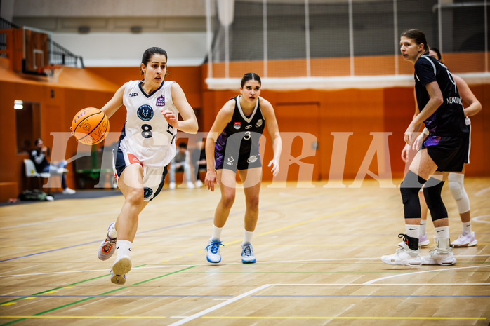 Basketball, Win2Day Basketball Damen Superliga 2024/25, Grunddurchgang 11.Runde, Vienna Timberwolves, Vienna United, Aleksandra Novakovic (8)