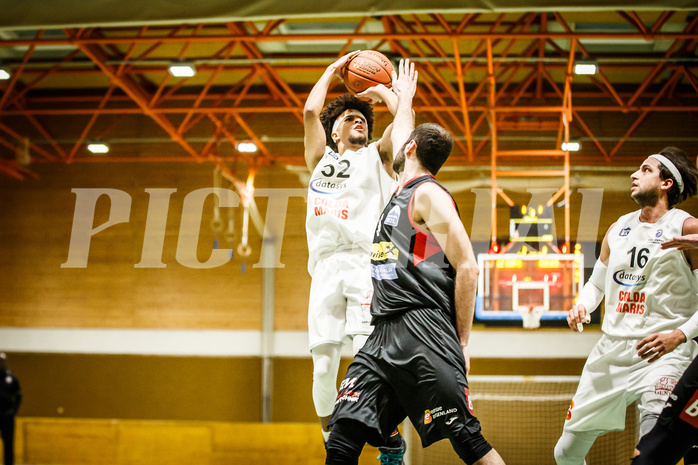 Basketball, Basketball Zweite Liga, Grunddurchgang 12.Runde, BBC Nord Dragonz, Mattersburg Rocks, Kyran Jordan Mc Clure (13)