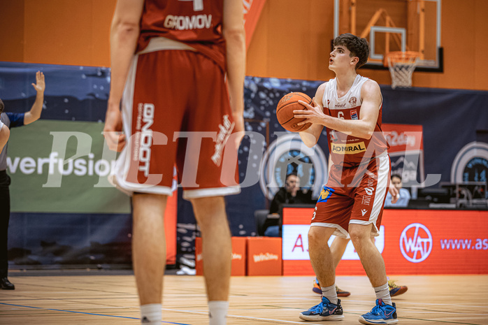 Basketball, Win2Day Superliga 2022/23, 5. Qualifikationsrunde, Vienna Timberwolves, Traiskirchen Lions, Aleksej Kostic (6)