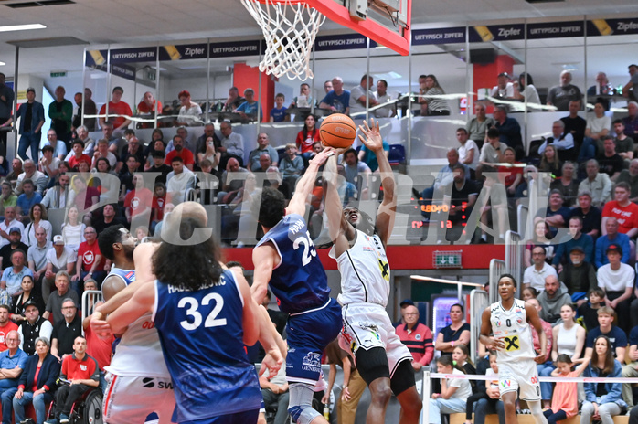 Basketball Superliga 2024/25, Playoff, Viertelfinale Spiel 3, Flyers Wels vs BBC Nord Dragonz,