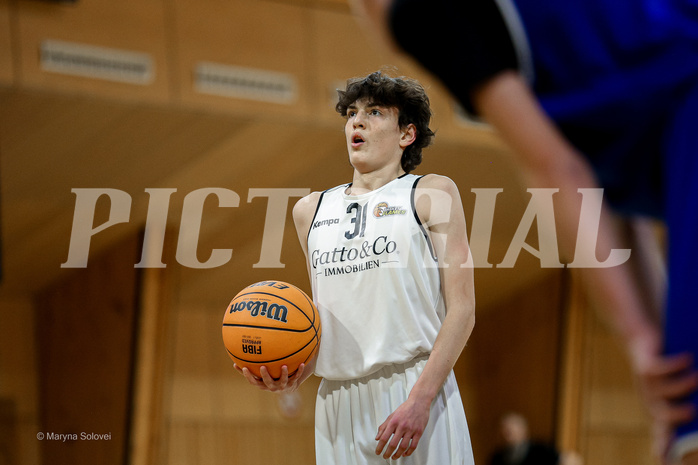 16.02.2025 Österreichischer Basketballverband 2024/25, SLMU16 Basket Flames WAT vs SG Salzkammergut