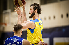 Basketball, bet-at-home Basketball Superliga 2019/20, Platzierungsrunde 3.Runde, SKN St. Pölten Basketball, Oberwart Gunners, Logan Schilder (15)